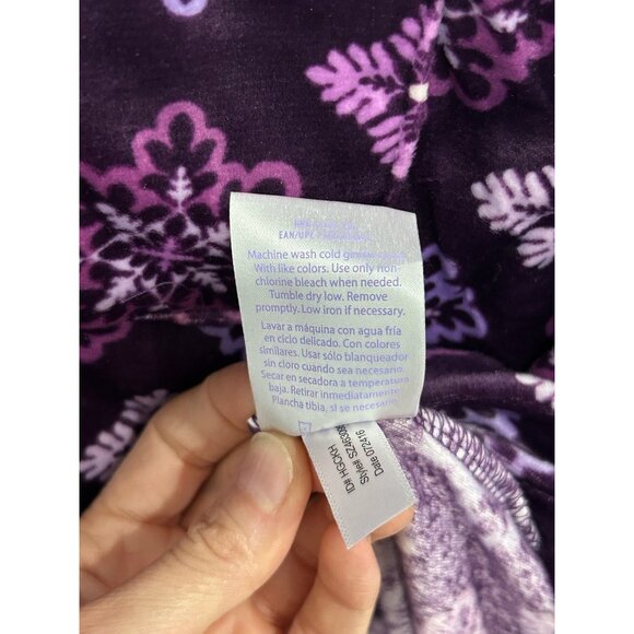 Secret Treasures NWT Plum Purple Floral Pajama Set Button Up Top SZ 3XL - Picture 10 of 15